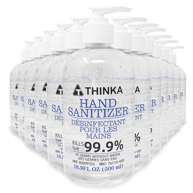 Thinka Hand Sanitizer 500ml (Gel)- USP Grade - ASTM E2315 Lab test Approved.